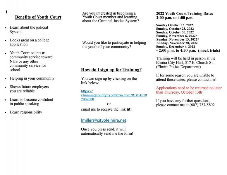 Benefits of Youth Court